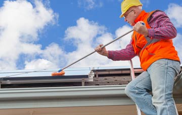 Stonely soft wash roof cleaning